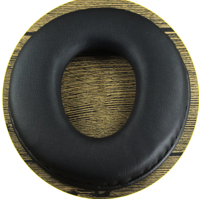Bantalan Telinga Kulit Protein untuk Sony MDR-CD750 CD1000 CD2000 CD3000 Headphone Pengganti Bantal Penutup Telinga 1 Pasang Bantalan Telinga Hitam