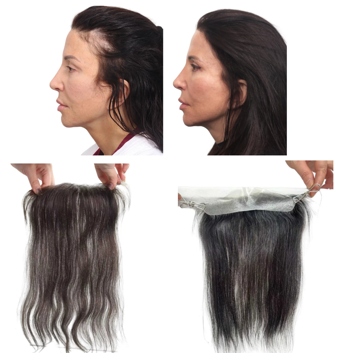 

100% человеческие волосы, полный искусственный женский парик, 13 дюймов, 2*16 см, отбеленные узлы, естественная линия роста волос для женщин (цвет 1B/ # 2/ # 3/ # 613)