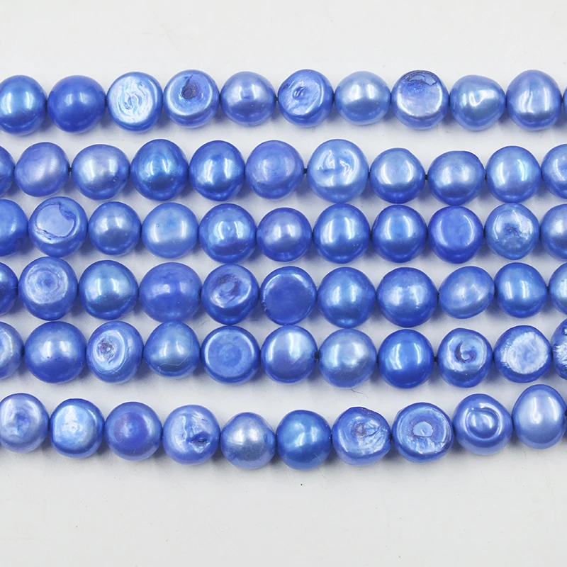 the one and only. 3 shares. 8MM AAA Royal Blue Natural Baroque Pearl. Loose bead. Best accessories for DIY craftsmen 38cm