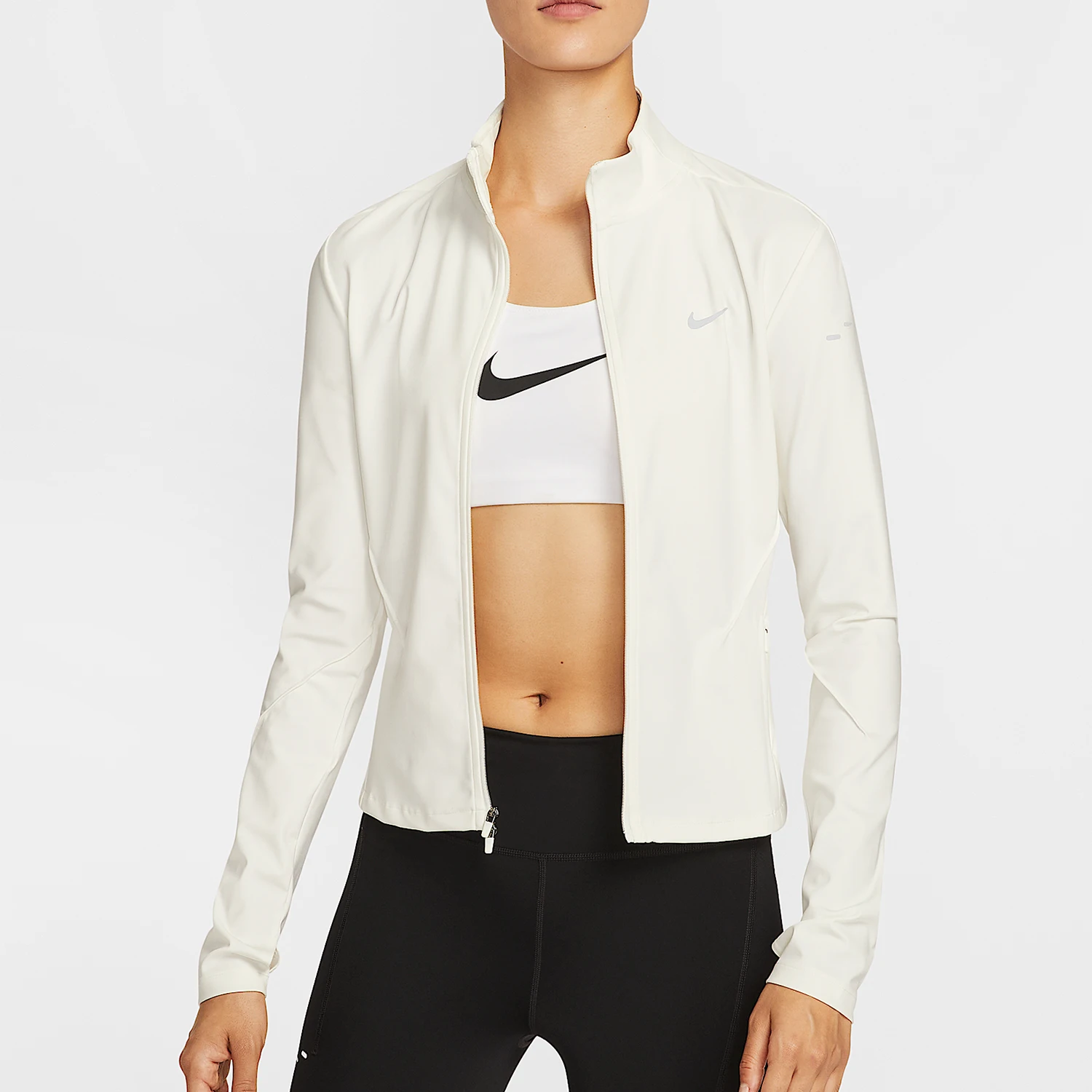 Nike genuine comfortable women's running sports breathable stand collar slim fit jacket IB1999-133