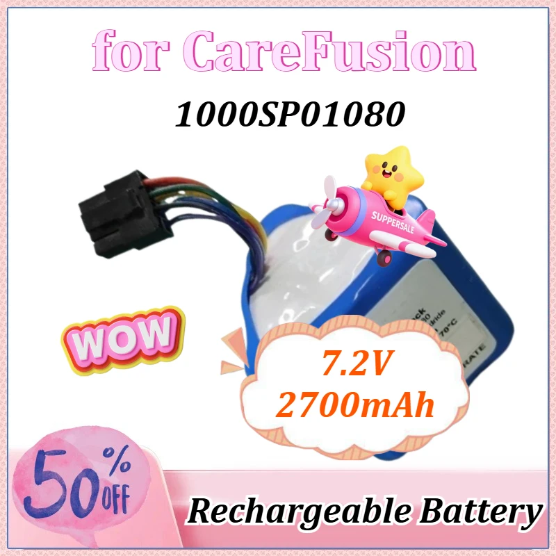 

7.2V 2700mAh for CareFusion 1000SP01080 for Alaris GH Plus High Quality Ni-MH Injection Pump Battery