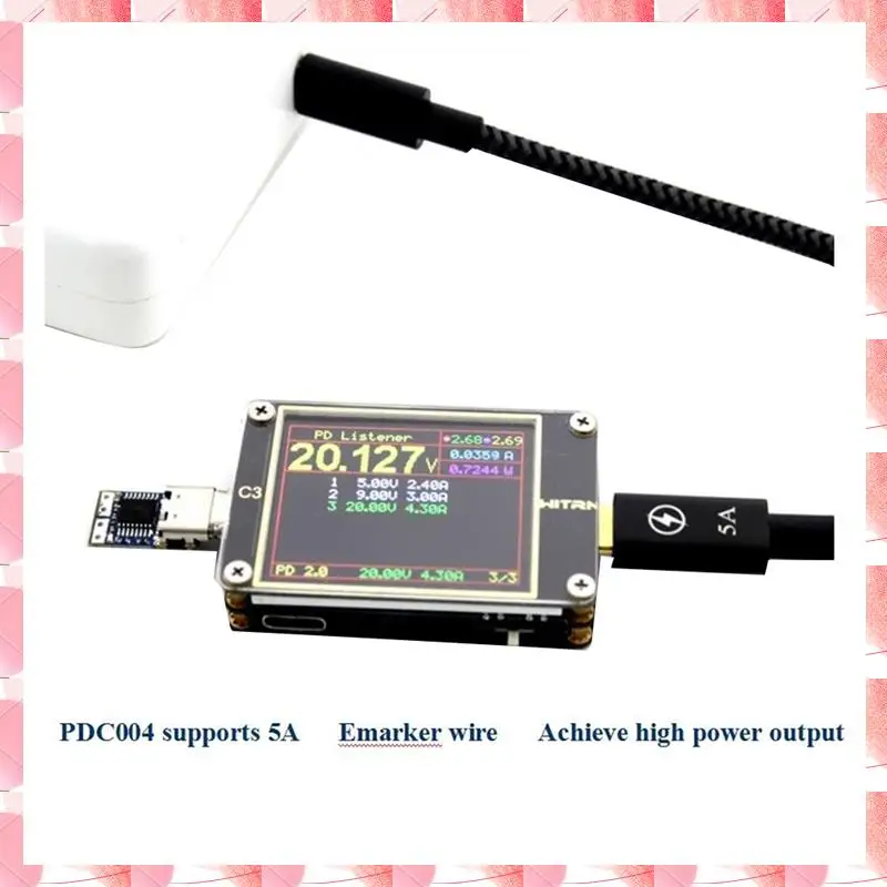 JAJA 1 SZT. Moduł Przynęty PDC004-PD PD23.0 Do DC Przedłużacz Triggera DC Typu C Przynęta PD (12V)