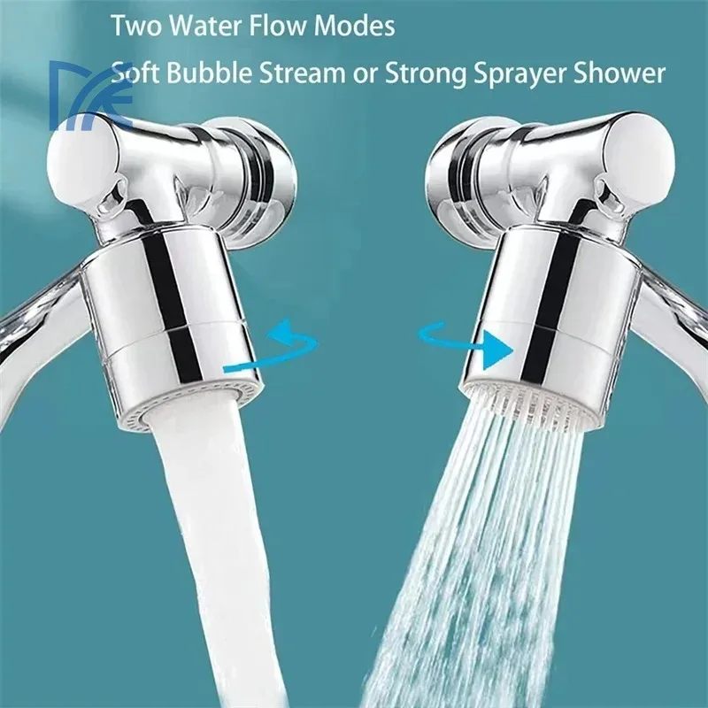 

1080° Swivel Faucet Extender – 2‑Mode Universal Water Tap Nozzle Aerator for Bathroom & Kitchen Sinks