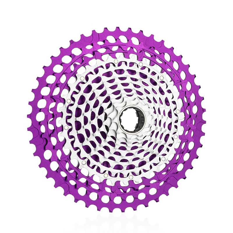 AliExpress ZTTO MTB XD Cassette 12S 9/10-46T/50T/51T SLR3 K7 Purple-Silver 12-Speed Super Light Options Universal CNC Sprocket 272g-310g