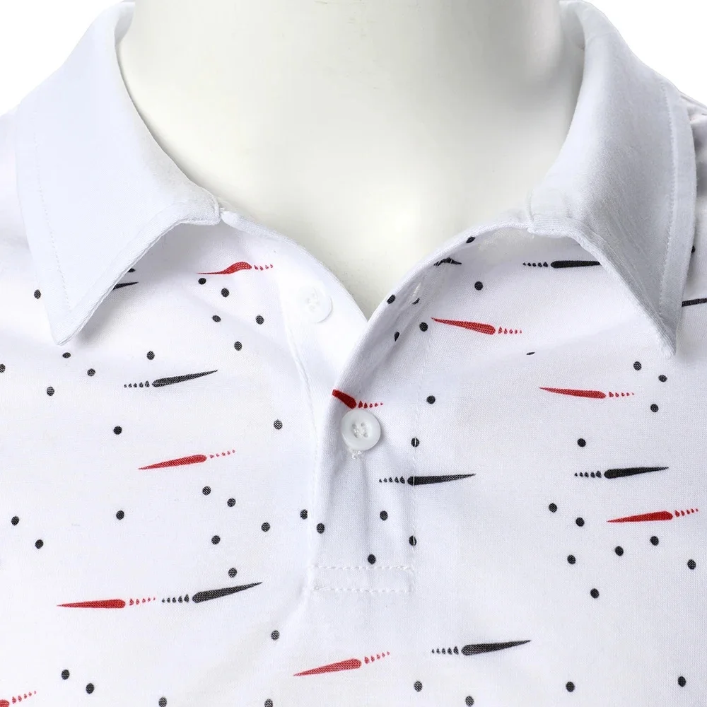 POLO de manga corta con solapa para hombre a la moda de verano para hombre, POLO de negocios transpirable y cómodo