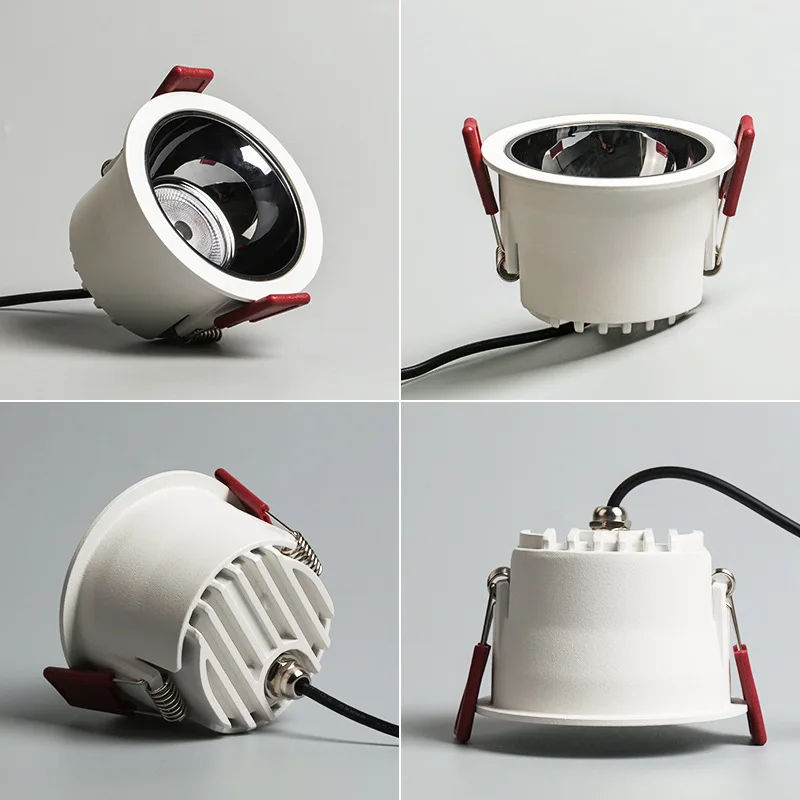 

High Quality IP65 LED Waterproof Spotlight For Bathroom Kitchen 7W 10W 12W 15W 20W 24W 30W Anti-glare Anti-fog Spot Light