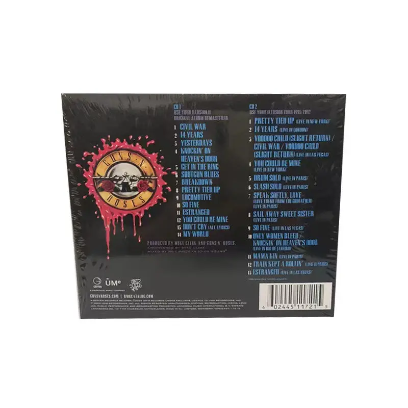 فرقة الروك الصلبة الأمريكية روز تستخدم Your Illusion II 2022 Deluxe Edition 2CD Car Music CD Recorded Music CD #2