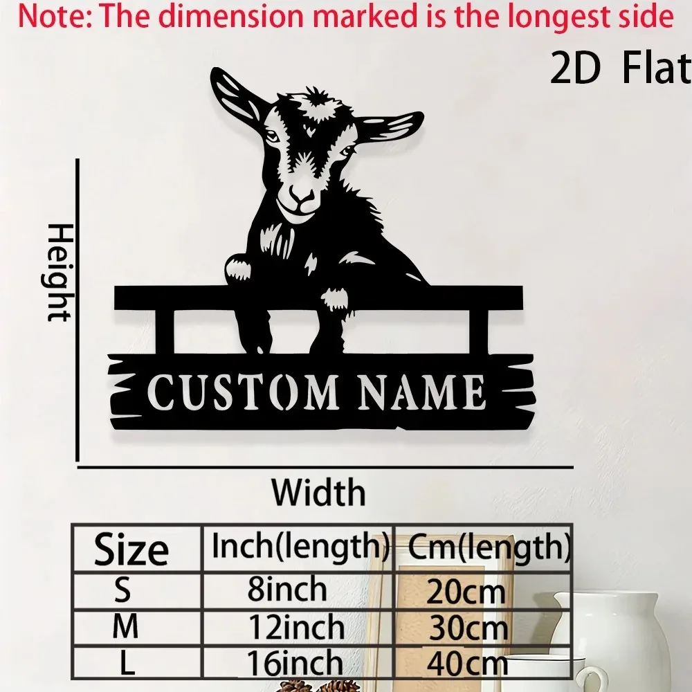 1pc 2D Flat Personalized Street Name Metal Address Sign Black Cat Floral Silhouette Indoor Outdoor Wall Hanging Cat Lover Gift