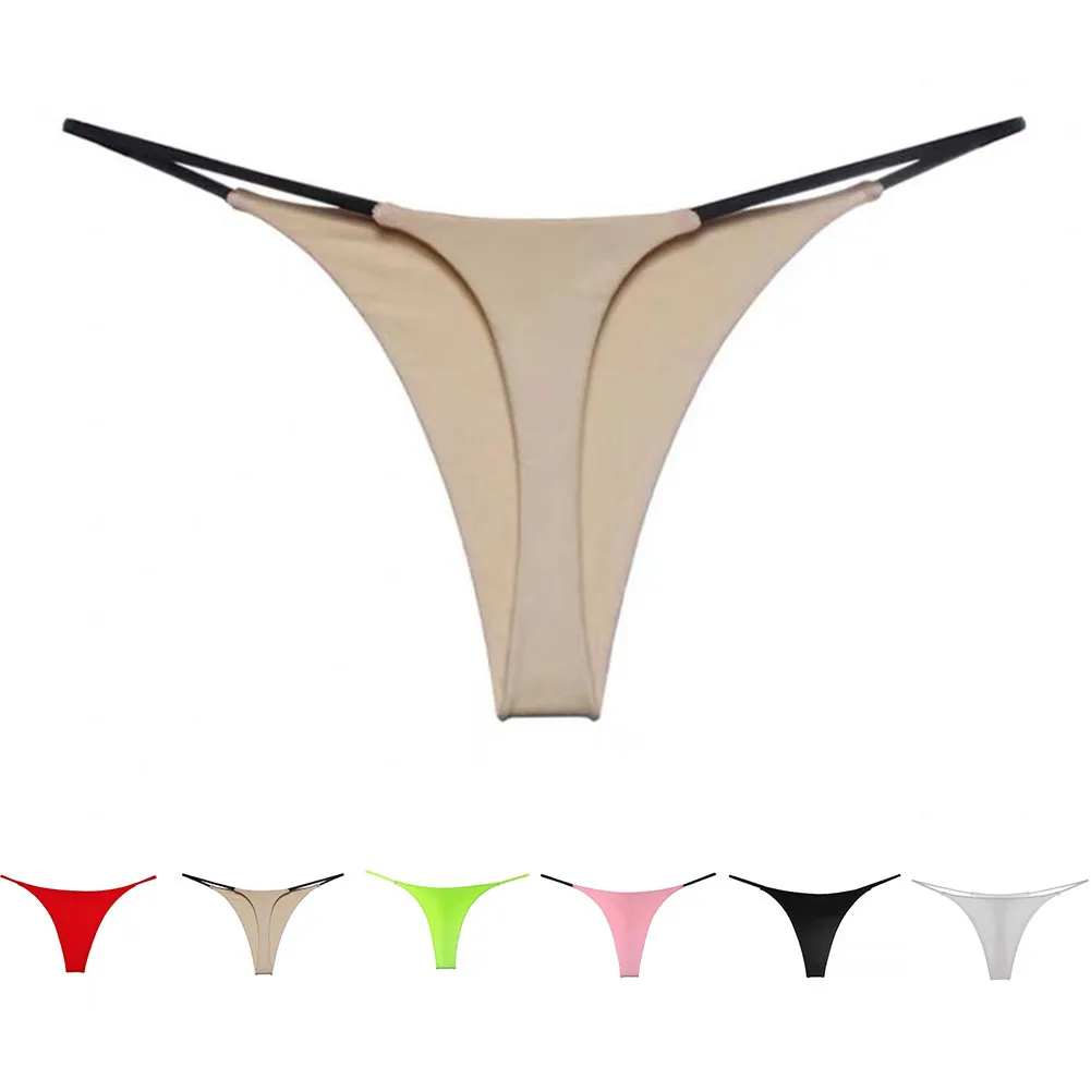 Sexy Low Rise Bikini Thongs - Pack of 5