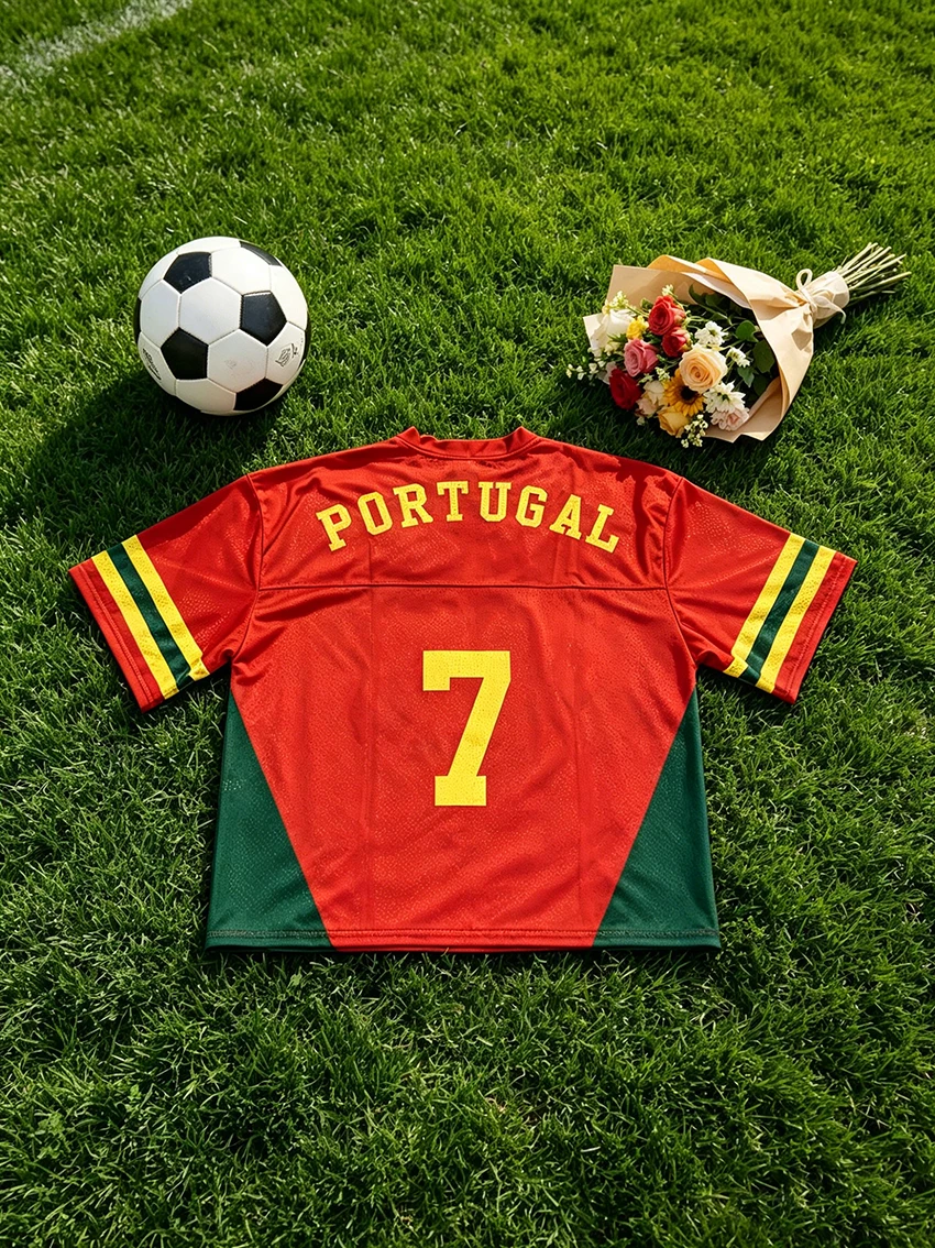 Damska modna koszulka piłkarsk – Women'S Fashion Portugal recenzja i cena