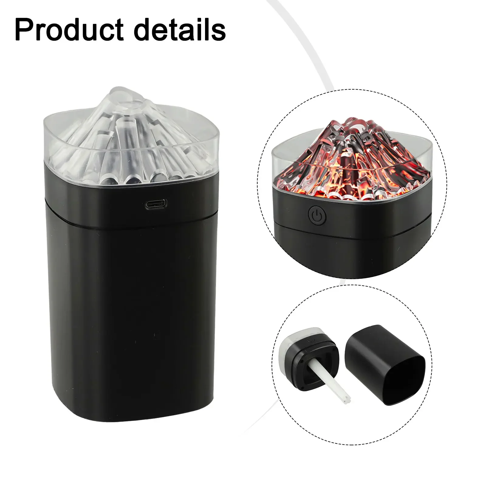 Enhanced Home Environment 400ml Humidifier Timed Operation Mist Diffuser Home Office Humidifier Decorative Home Device