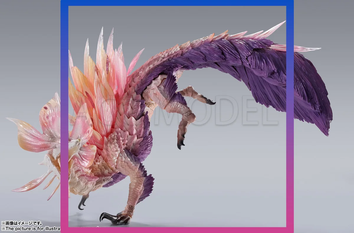 في Stork الأصلي بانداي S.H.MonsterArts SHM الوحش هنتر صعود Mizutsune أنيمي لعبة نموذج عمل الشكل هدية جمع اللعب #5