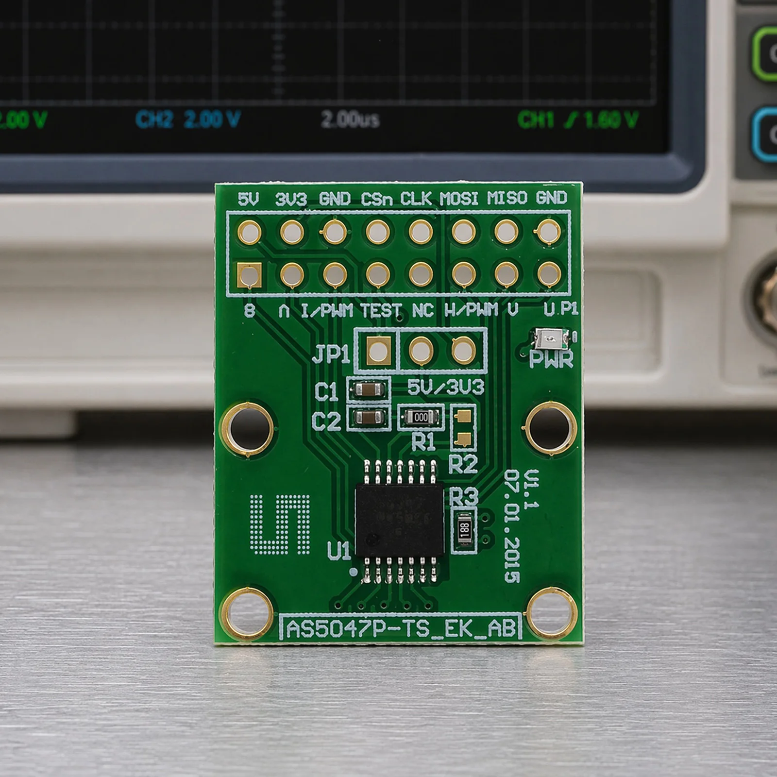AS5047D AS5047P Magnetic Encoder Adapter Board for SimpleFOC VESC Doggo SPI ABI Motor Control Position Sensor 26x22x7mm