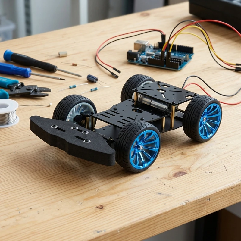 金属製サーボベアリングキット付きサーボロボット車,4wdシャ - Robot Chassis のレビューと価格