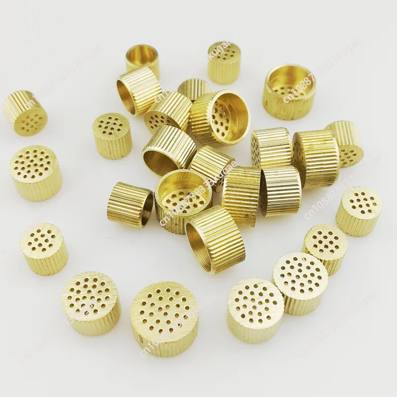 1000pcs EPS mold poly long lost foam mold V method brass plum blossom hole exhaust plug 4.0mm 6 mm 8mm 10mm