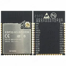 ESP32-S3-WROOM-1 N16R8 2.4G Wifi BT Module with IPEX Dual-Core Low Power MCU Internet of Things 8MB PSRAM 16MB Flash ESP32 S3