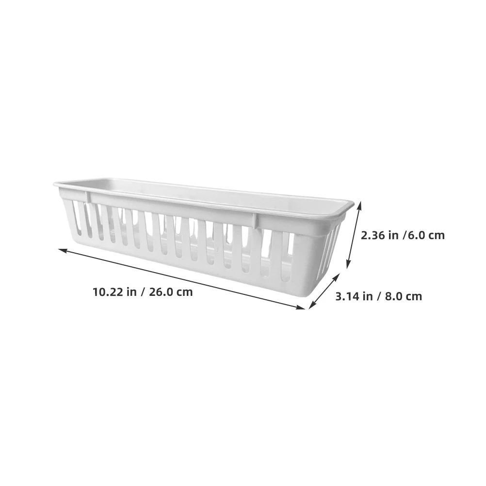 12 قطعة من البلاستيك لتنظيم أقلام الرصاص في الفصل الدراسي، صينية سلة تخزين للوازم المدرسية، أدوات مكتبية، حامل تلوين