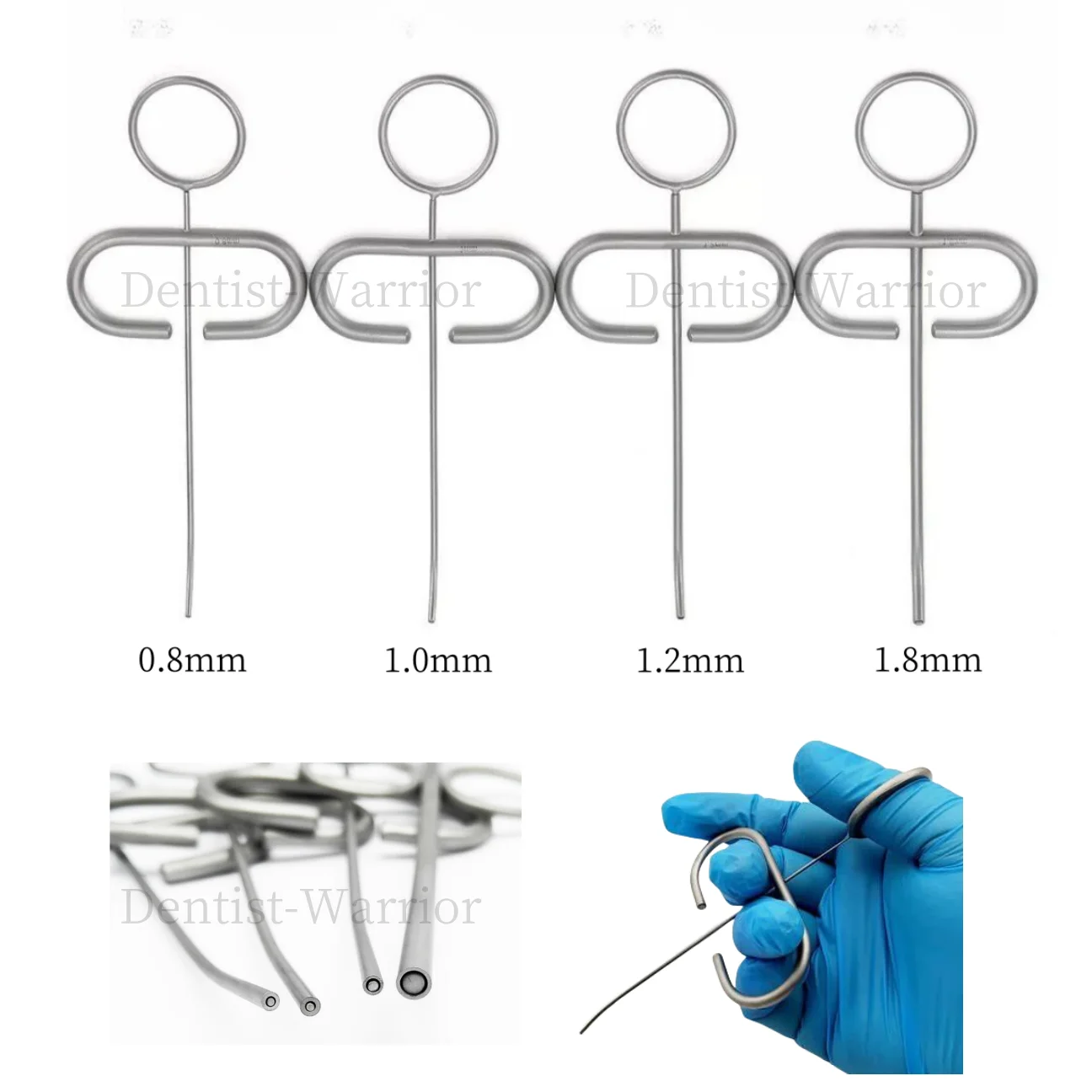 Dental MTA Cement Teeth Endodontic Filling Plugger Applicator 0.8/1.0/1.2/1.8mm Carrier Root Canal  ﻿