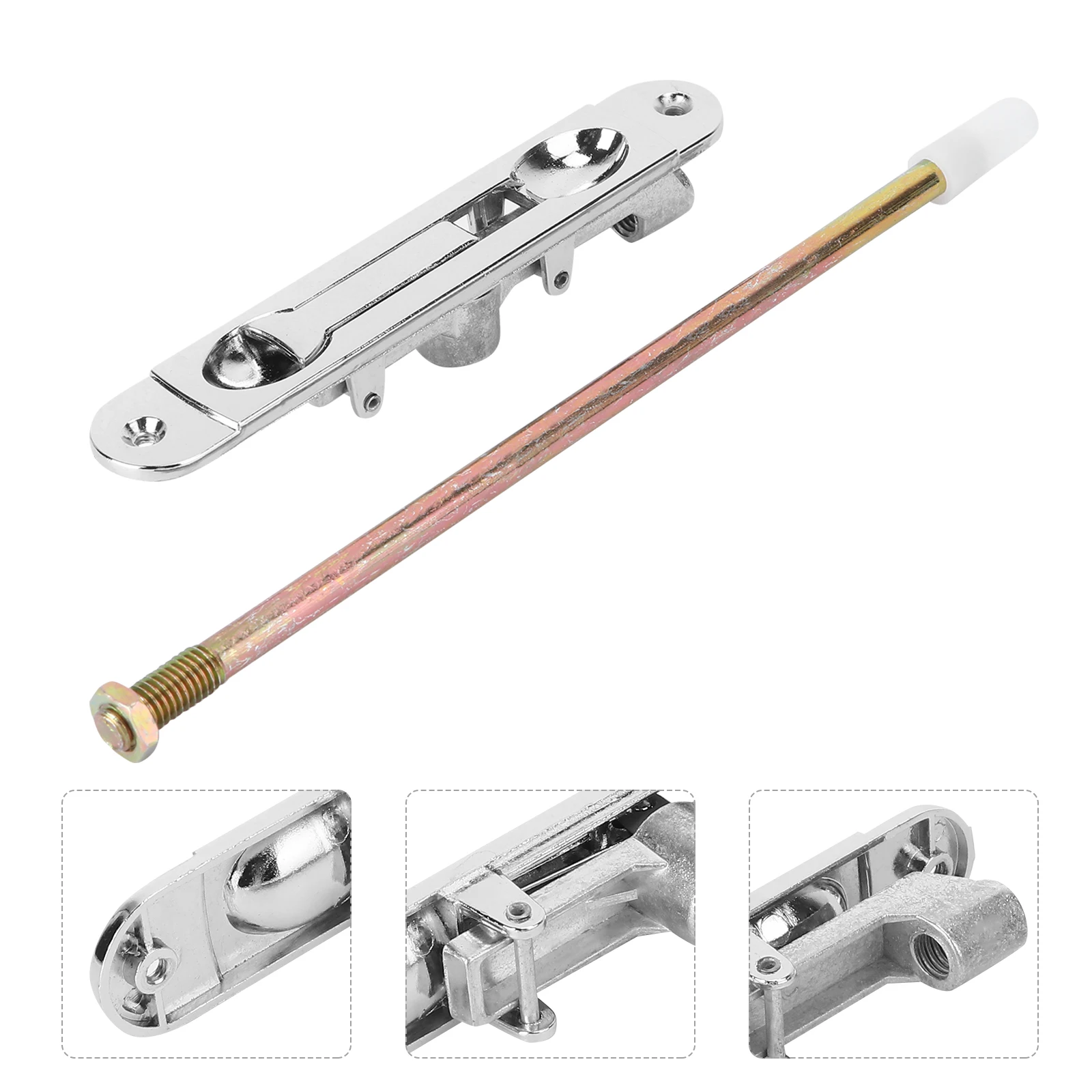 

Heavy Duty Zinc Alloy Door Hasp Lock Bolt Anti-Theft Security Pin For Bathroom Garage Barn Wood Furniture Easy Install Durable