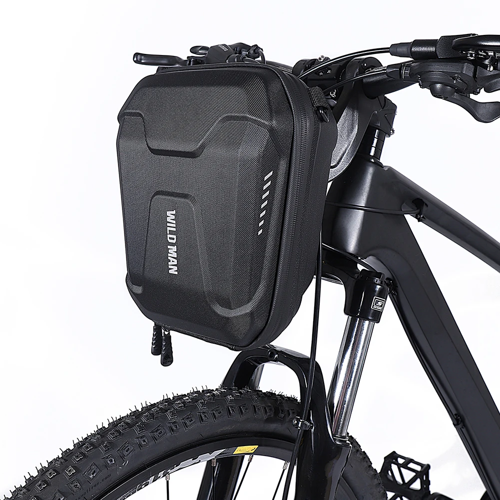 

Large Capacity Bicycle Handlebar Head Bags Mountain MTB Road Bike Electric Scooter Hard Shell Phone Case 255x210x125mm