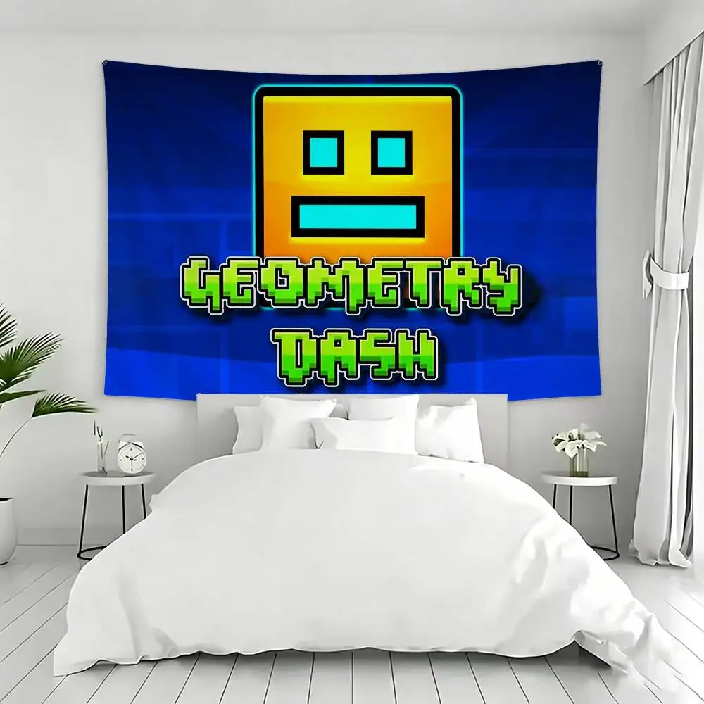 G-Geometry D-Dash Flag Digital Printing Banner for Garage Wall Out Door Decoration Tapestry