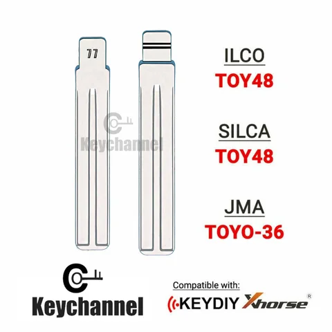 10 шт. лезвие ключа Lexus/Toyota Type TOY48 TOYO-36 KD BLADE для KD KD900 VVDI дистанционное лезвие Lishi TOY48 для Lexus Toyota Subaru 77 #