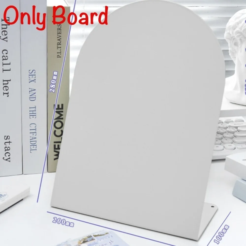 

Metal Desktop Message Board Storage Board Ornament Large Capacity Message Board Standing Plates Decorative