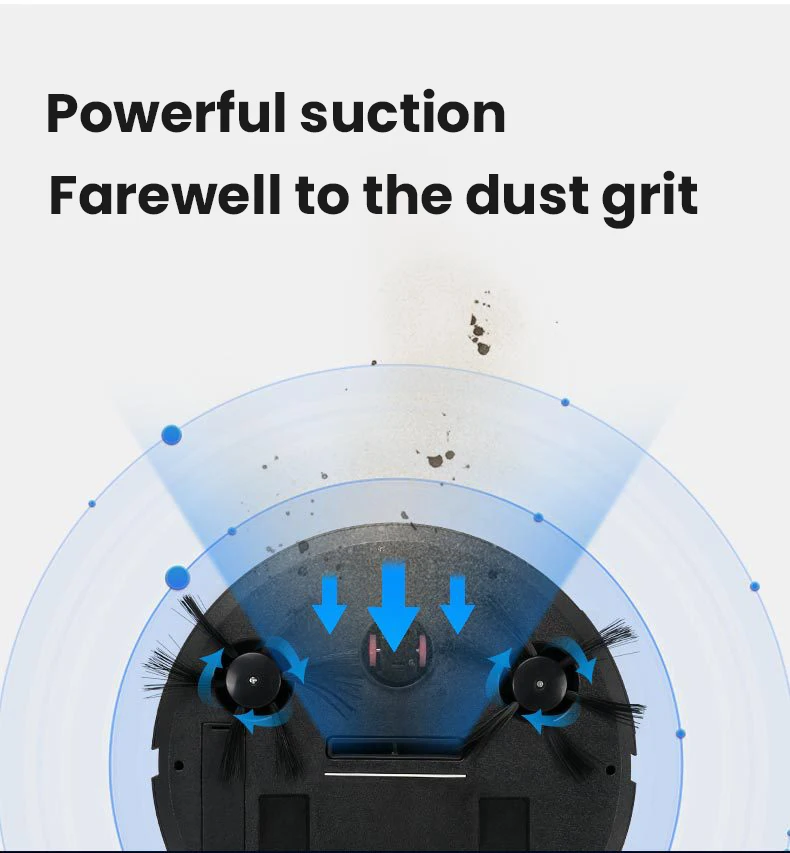5-in-1 kabelloser intelligenter Roboter-Staubsauger, multifunktional, superleise, Staubsaugen, Wischen, Befeuchten für den Heimgebrauch, Haushaltsgeräte – Detail 16
