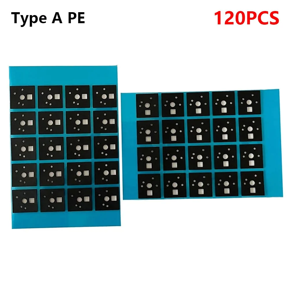 

120Pcs Durable PE EVA PORON PCB Switch Pad Sticker Universal 0.5mm Foam Material Gasket Keyboard Gasket Improve Sound Quality
