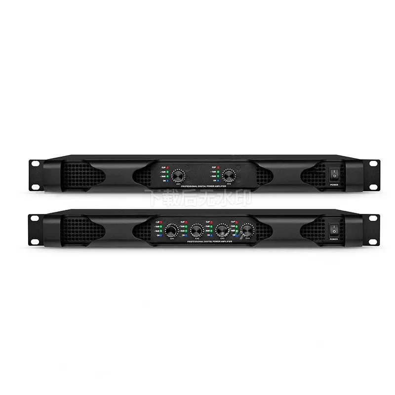 Professional Digital Power Amplifier 2/4 Channel Pure Rear Stage Audio Equipment for Home Theater & Stage