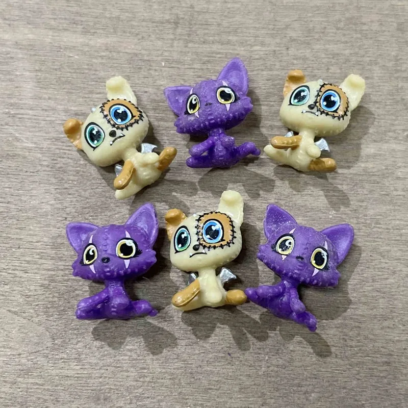 มอนสเตอร์ฟิกเกอร์ไฮมินิตุ๊กตา Draculaurla Lagoonla สีฟ้าสัตว์สัตว์เลี้ยงเครื่องประดับอุปกรณ์เสริมของเล่น