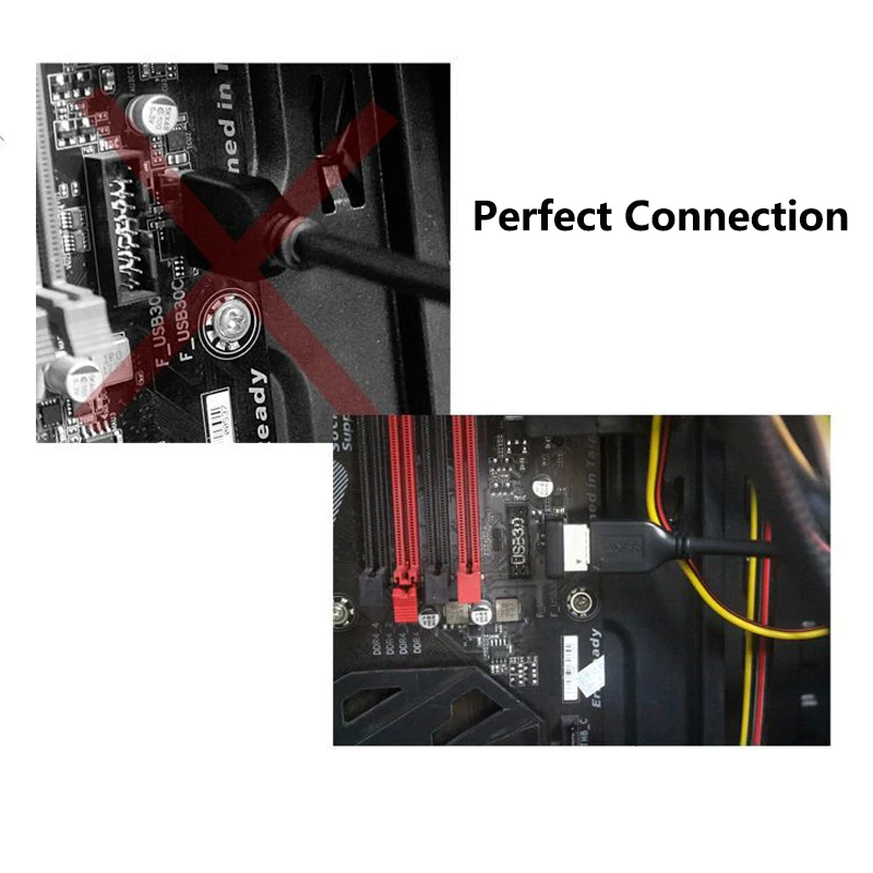 USB Connector Adapter USB3.1 Type-E 90 Degree Converter Adapter Case Front Type C Socket Desktop Computer Motherboard Connector image 6