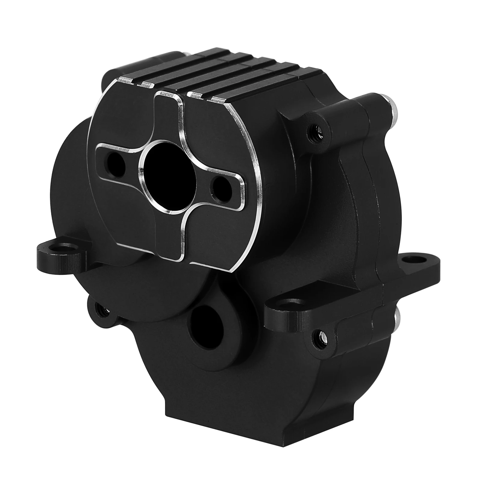 INJORA CNC Aluminum Transmission Housing with Bearings for 1/18 RC Crawler TRX4M Upgrade (4M-51)
