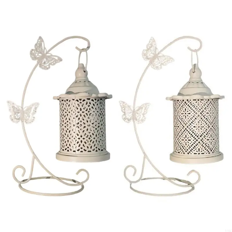 Romantics Hollows Carveds Metal Lanterns For Tabletop Fireplaces Mantels Y4QC
