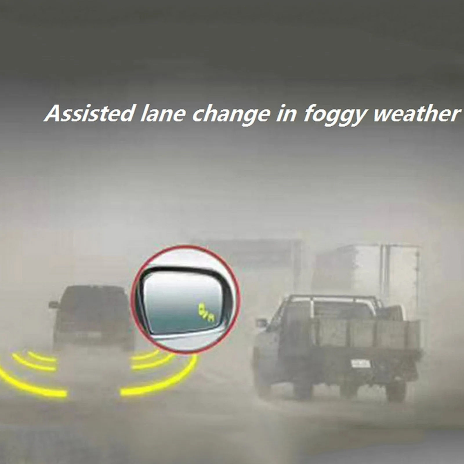 77Ghz Millimeter Wave Radar Blind Spot Detection System 164ft Lane Change Assistant Monitoring Aided Parking Driving Safe