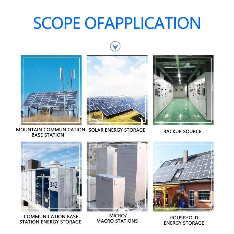 Batterie de stockage d'énergie solaire domestique, batterie au lithium, fer, phosphate, station de base de communication, 48V, 50Ah, 2,5 KWH