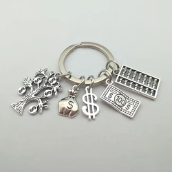 $100 Model Keychain Money Tree Wallet Handmade Souvenirs U.S. Currency Gift Keyring Men's Women's Jewelry