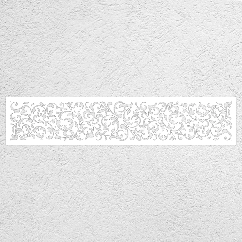 111cm - 111cm Stencil Wall Decor For Painting Plaster Template To Paint Border Retro Vintage Classic Divider Vine S325