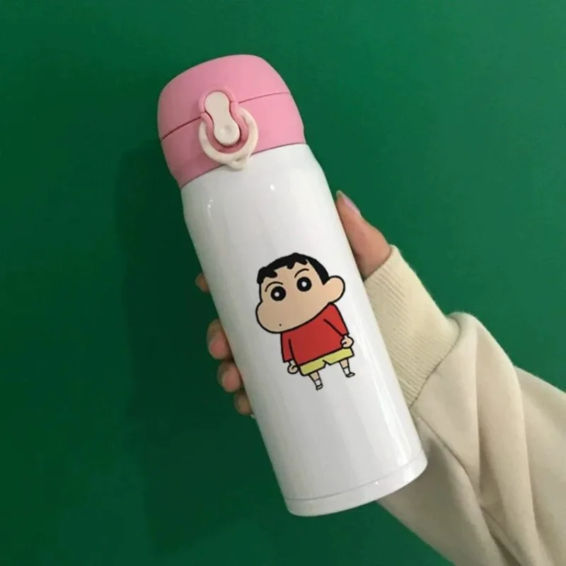 

Crayon Shin-chan Stainless Steel Water Cup Vacuum Thermos Cup Travel Portable Thermos Bottle Keep Warm and Cold-proof Cartoon