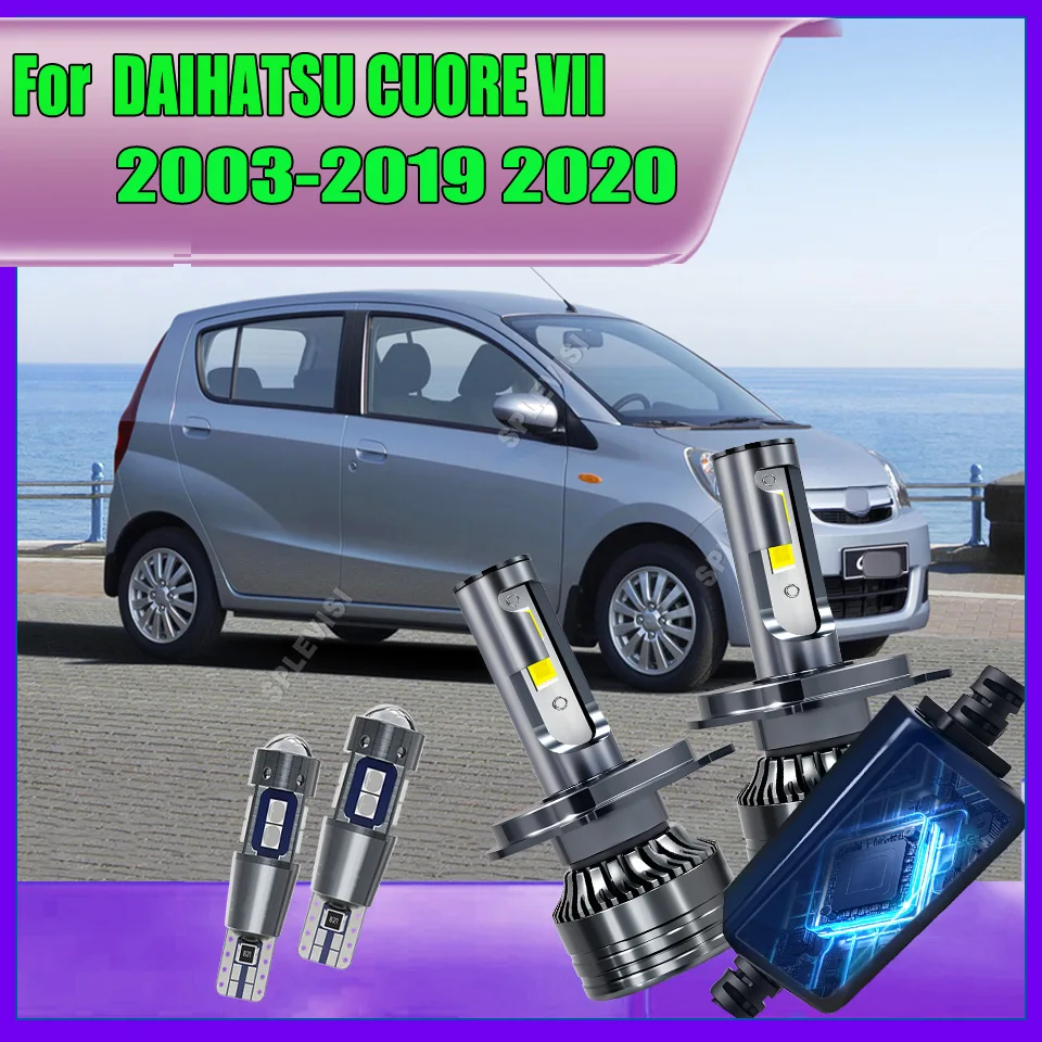 

CSP LED Car Auto Headlamp Bulbs 360° Lighting Increases Visibility Range For DAIHATSU CUORE VII 2003 2004 2005 2006 2007-2020