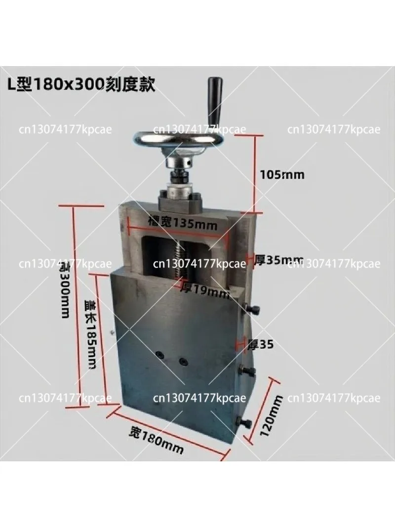Cast Iron Workbench Dovetail Groove Drag Plate Screw Guide Rod One-Way Slider Workbench Woodworking Machinery