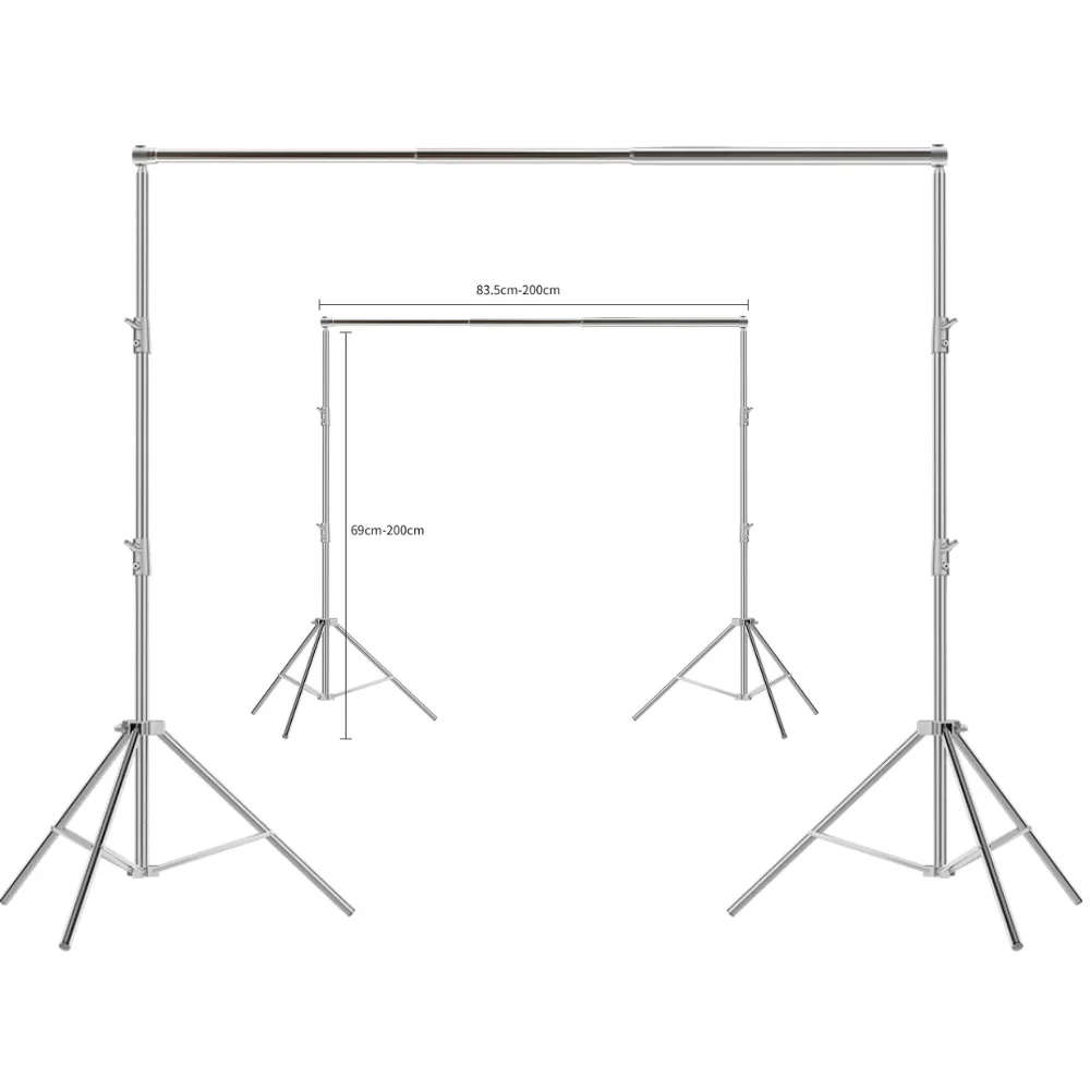 

Background Stand Photography Photo Stainless Steel Super Load Bearing Ideal for Studios Party Telescopic Design Backdrop Needs