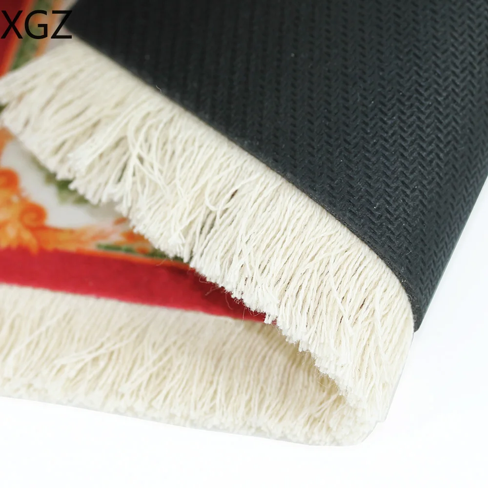 

Классический коврик для мыши в персидском стиле с красивым узором, нескользящий, резиновый, подставка под мышь, коврик для чашки, ретро-фурнитура с бахромой