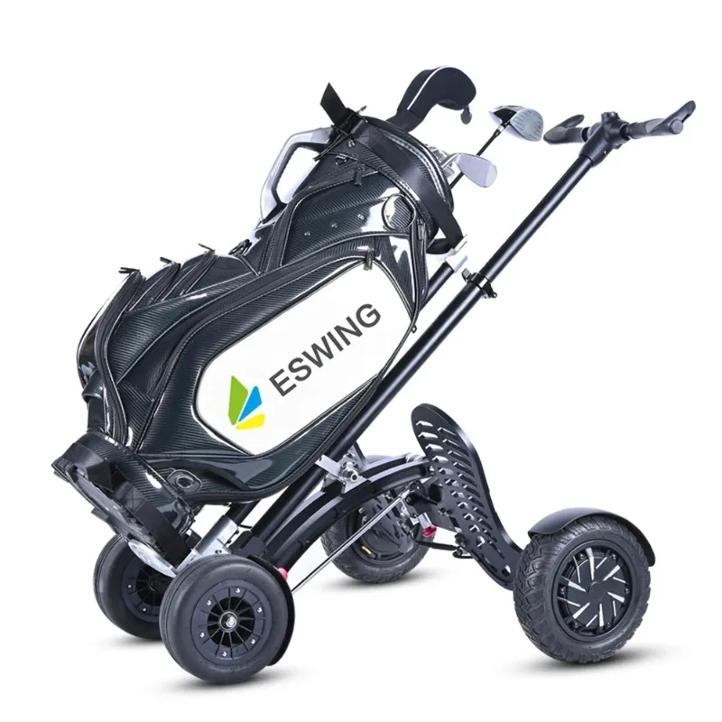Eswing 3-in-1 Folding 10 Inch Tires 25KM/H 800W * 2 Motor 20-35KM Golf Cart Electric Golf Cart Electric Golf Scooter
