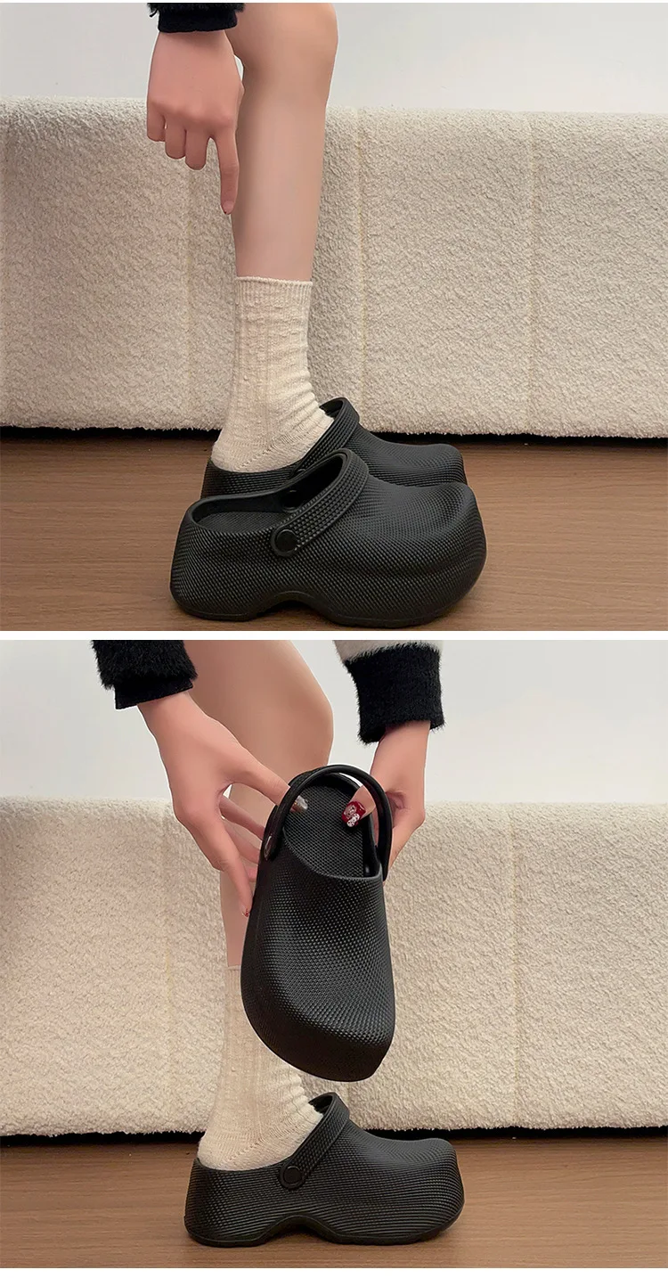 2026 Sommer Damen Clogs – Verstellbare Knöchelriemen-Slipper, wasserfeste Schuhe für Damen, orthopädische Komfort-Gehsandalen – Detail 14