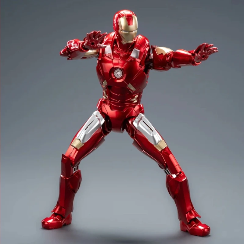 Boîtes aveugles de la série Fanle Infinity Saga: figurines de boîte aveugle de construction de modèles Iron Man Spider-Man et Patriot, cadeau parfait pour les garçons