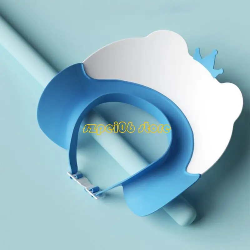 قبعة استحمام للأطفال من 45BF، قبعات غسيل شعر واقية قابلة للتعديل لأغطية الرأس الكرتونية للرضع #5