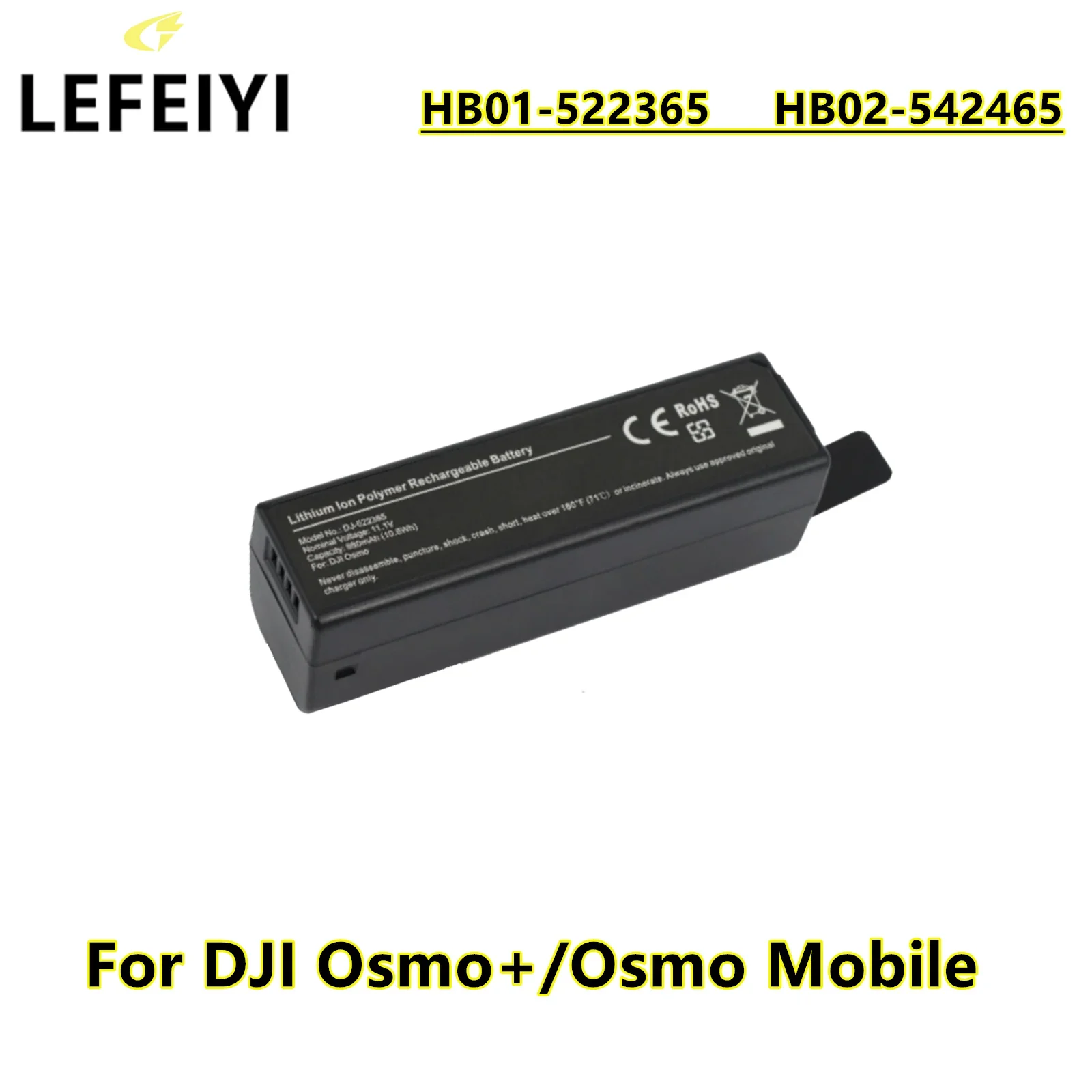 LEFEIYI 11.1V Intelligent Battery for DJI Osmo+/Osmo Mobile Pro RAW/Osmo OM150 OM160 Handheld Gimbal Compatible HB02-542465