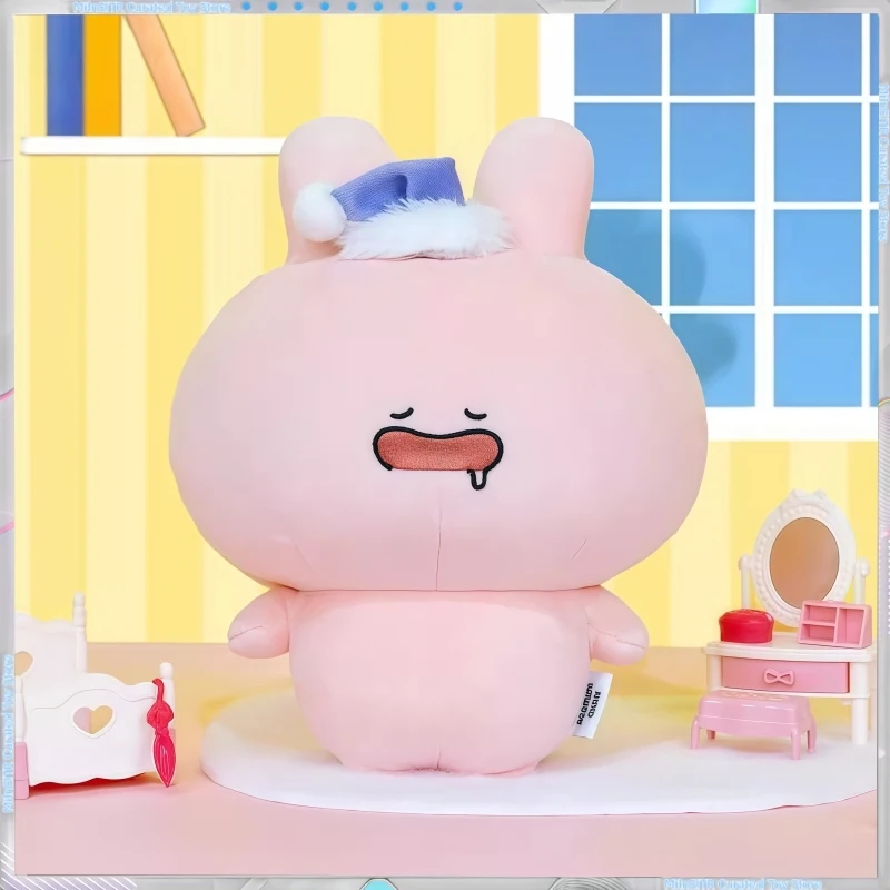 Nova genuína asamimi boneca calmante boneca de pelúcia série macio e confortável em forma de u travesseiro decoração presente do feriado