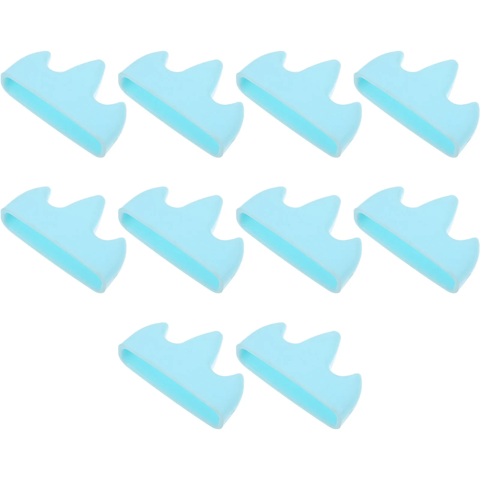 10Pcs Mountain Form Calligraphy Pen Holder Plastic Paintbrush Holder for Ink Brushes Watercolor Tools Calligraphy Set Desktop